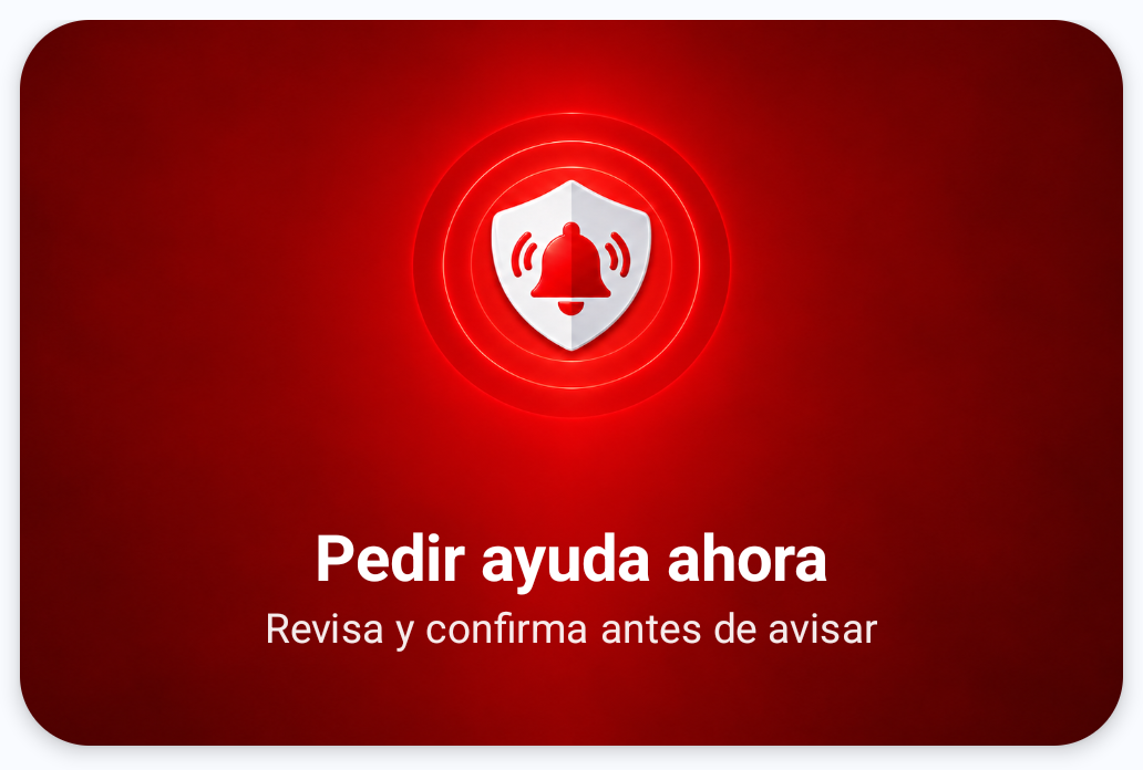 Real screenshot of VenA's Request help now button